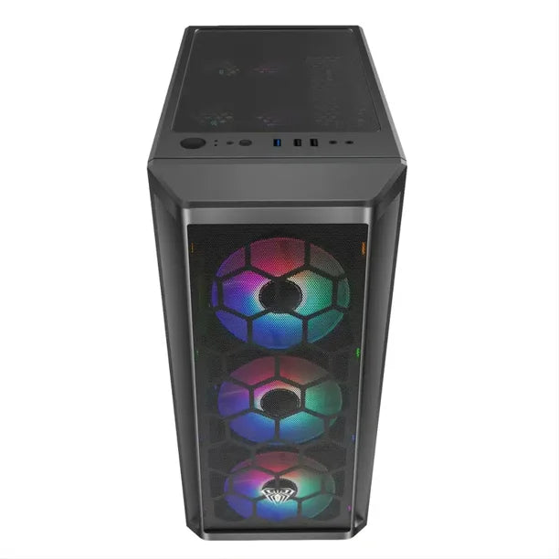 AULA Casing FZ002 Black 4 RGB Fans