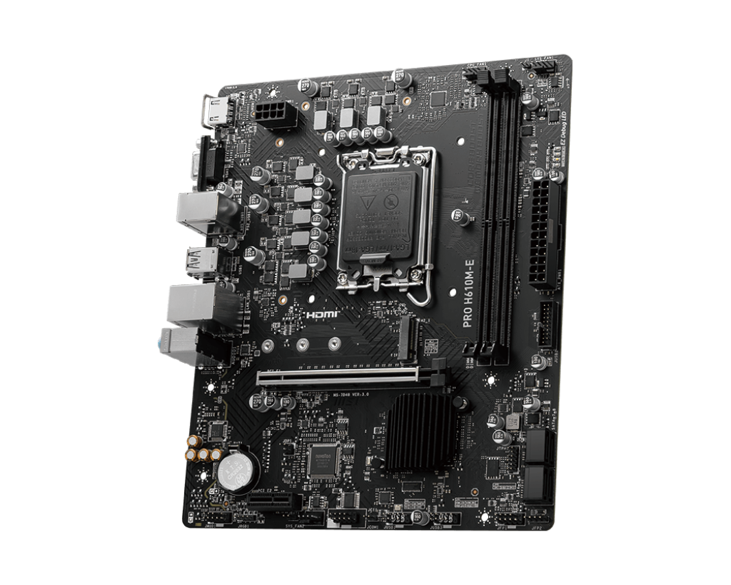 MSI Motherboard pro H610m-E DDR5