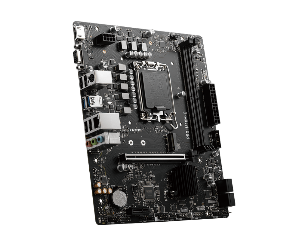 MSI Motherboard pro H610m-E DDR5