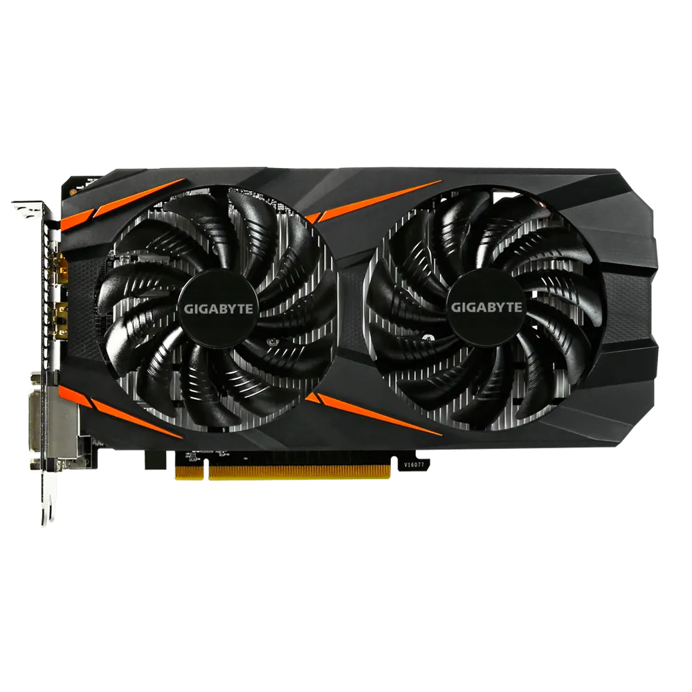 Gigabyte Graphic Card GTX 1060 3GB Windforce GDDR5 Without Box Used