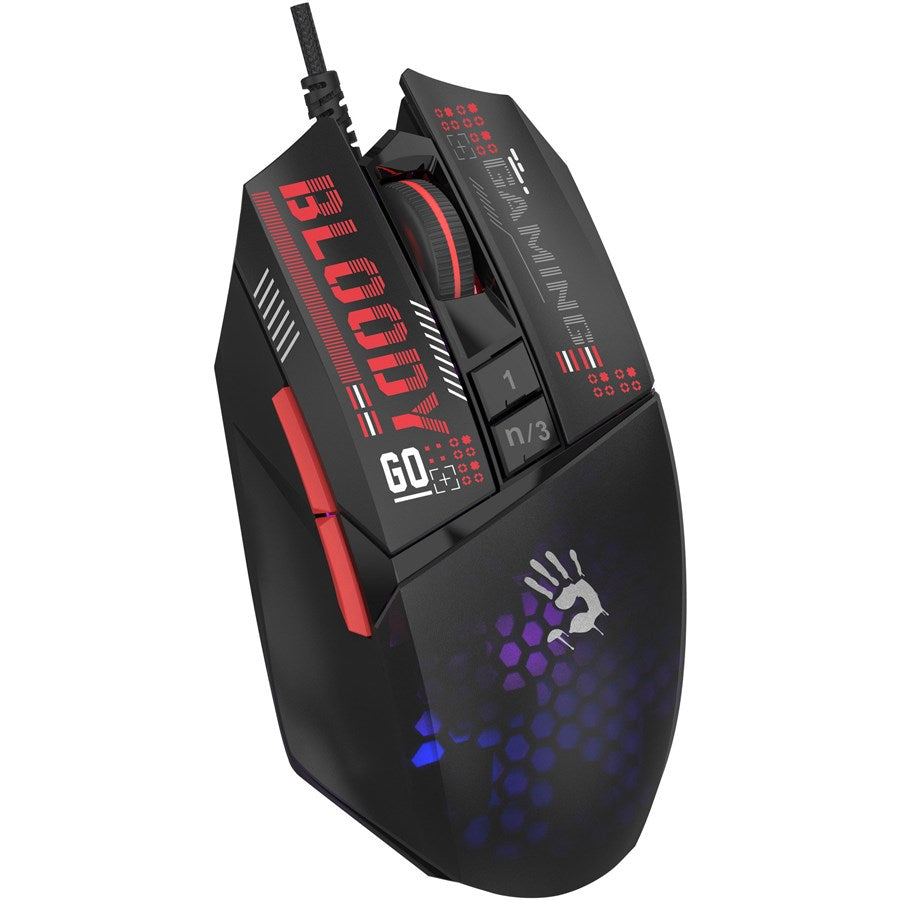 Bloody Mouse W60 Max Mini Lightweight RGB Gaming Mouse 12000 CPI