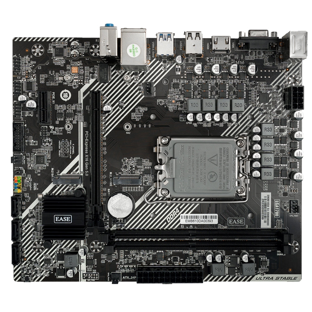 Ease Motherboard H610m EMB610DA Ddr4