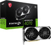 MSI Graphic Card RTX 4070 VENTUS 2X 12GB OC MSI Graphic Card RTX 4070 VENTUS 2X 12GB OC