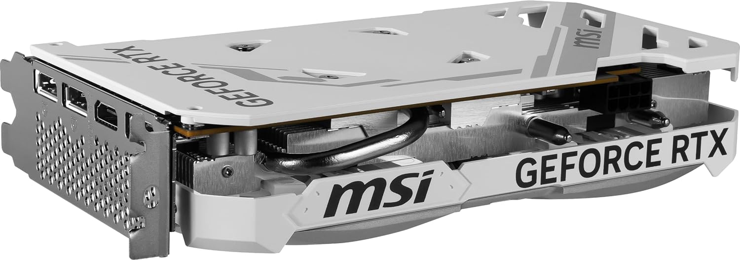 MSI Graphic Card RTX 4060 Ventus 2X White OC 8GB GDRR6