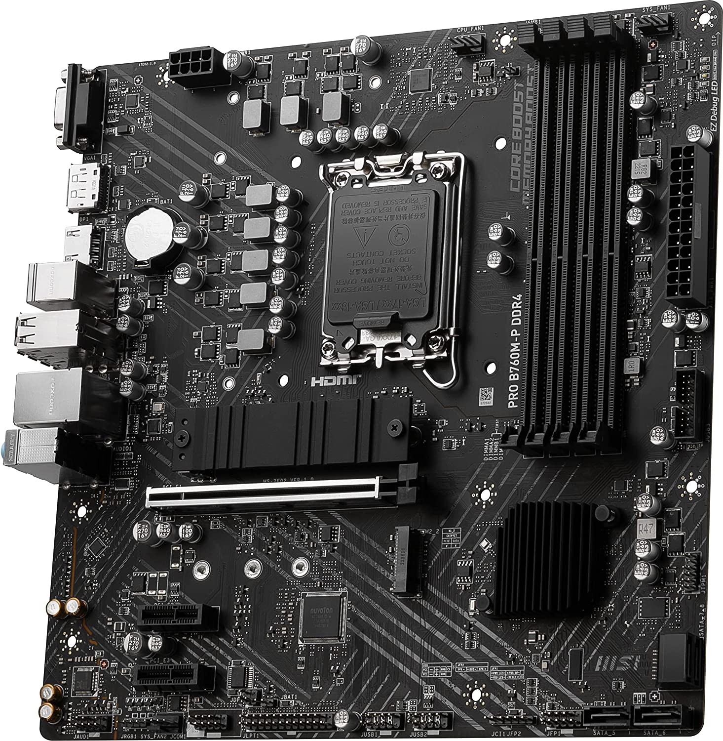 MSI Motherboard PRO B760M-P DDR4