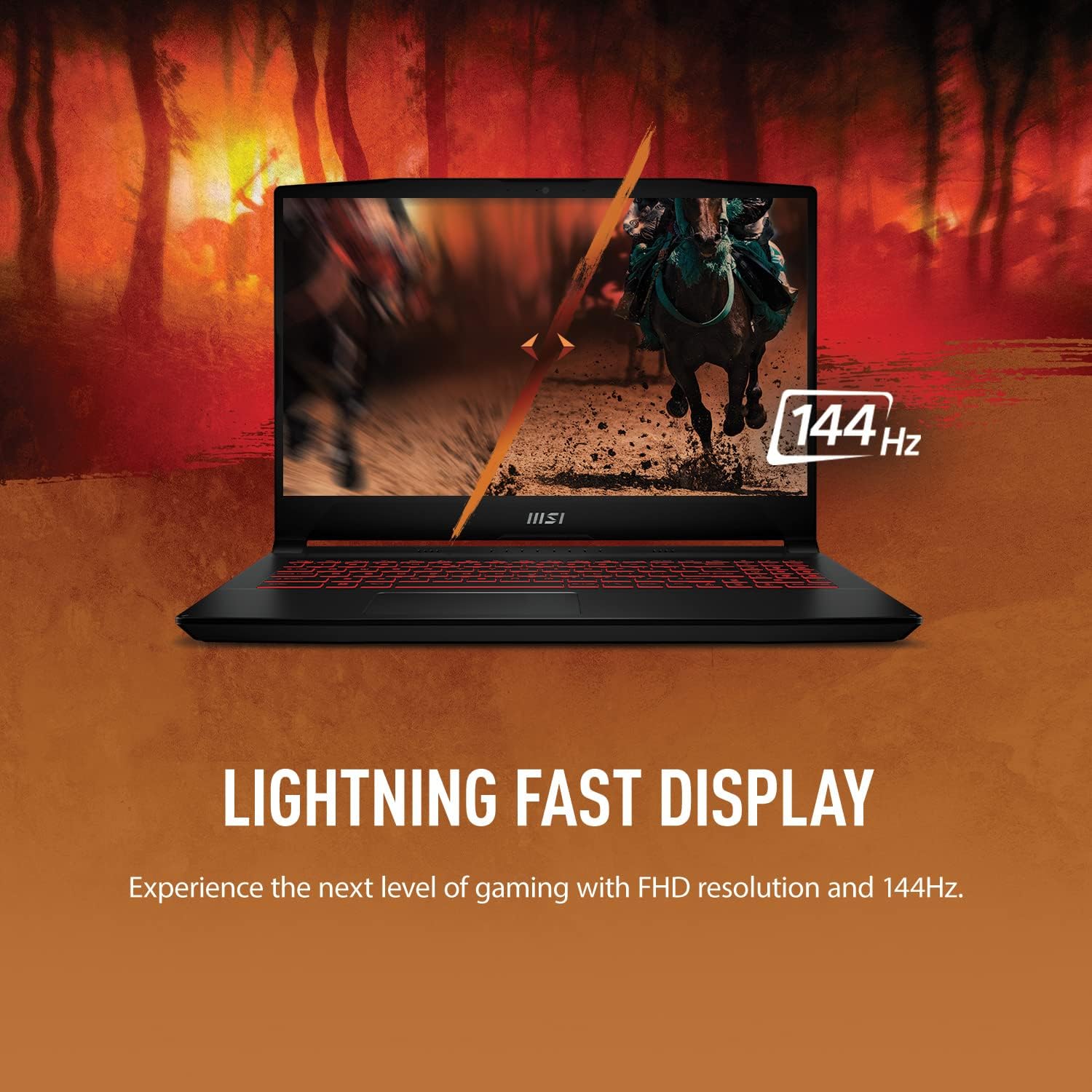 MSI Laptop Katana GF66 12UD Intel core i7-12700H RTX 3050Ti 4GB 16GB RAM 512GB NVMe 15.6