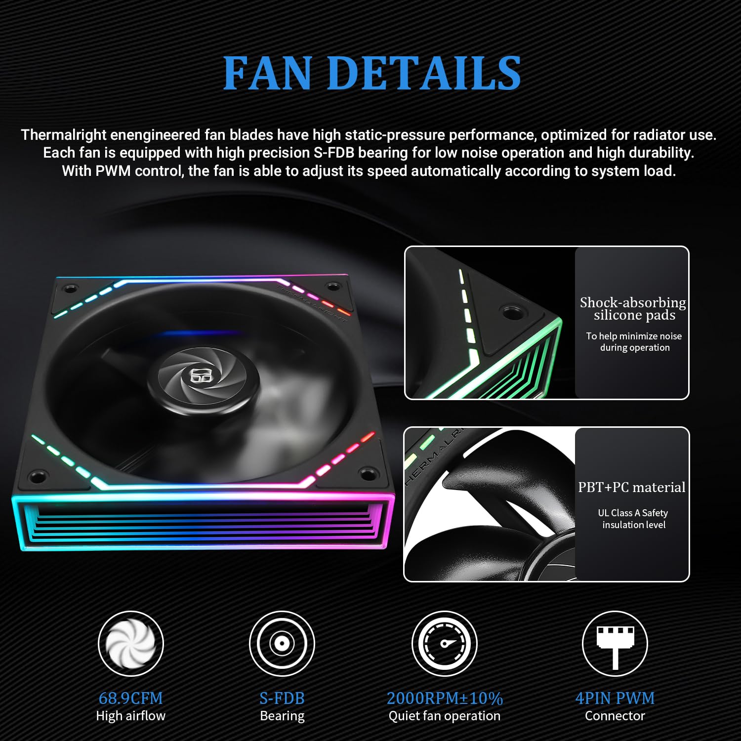 Thermalright Liquid Cooler Frozen Infinity 240 ARGB Black