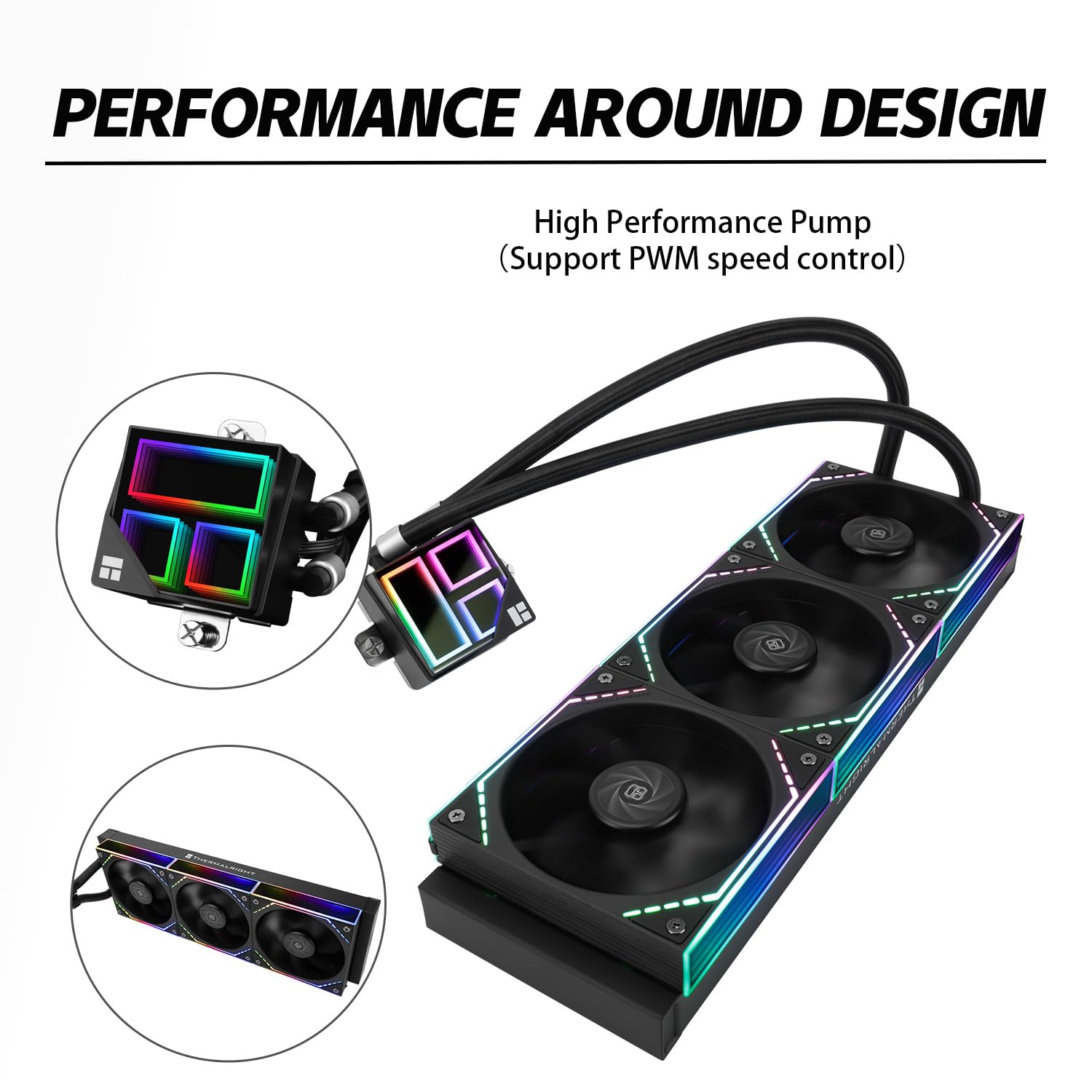 Thermalright Liquid Cooler Frozen Infinity 360 ARGB Black