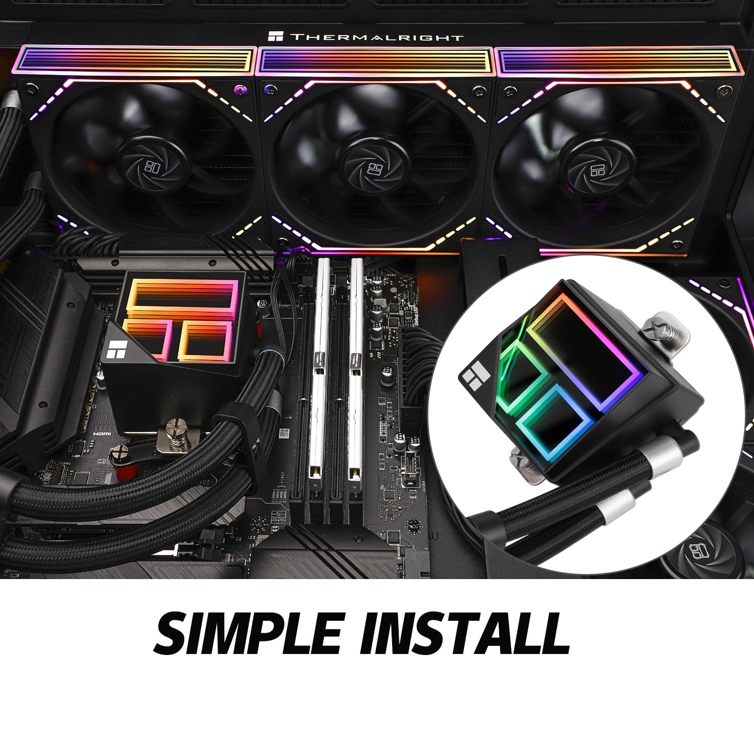 Thermalright Liquid Cooler Frozen Infinity 360 ARGB Black