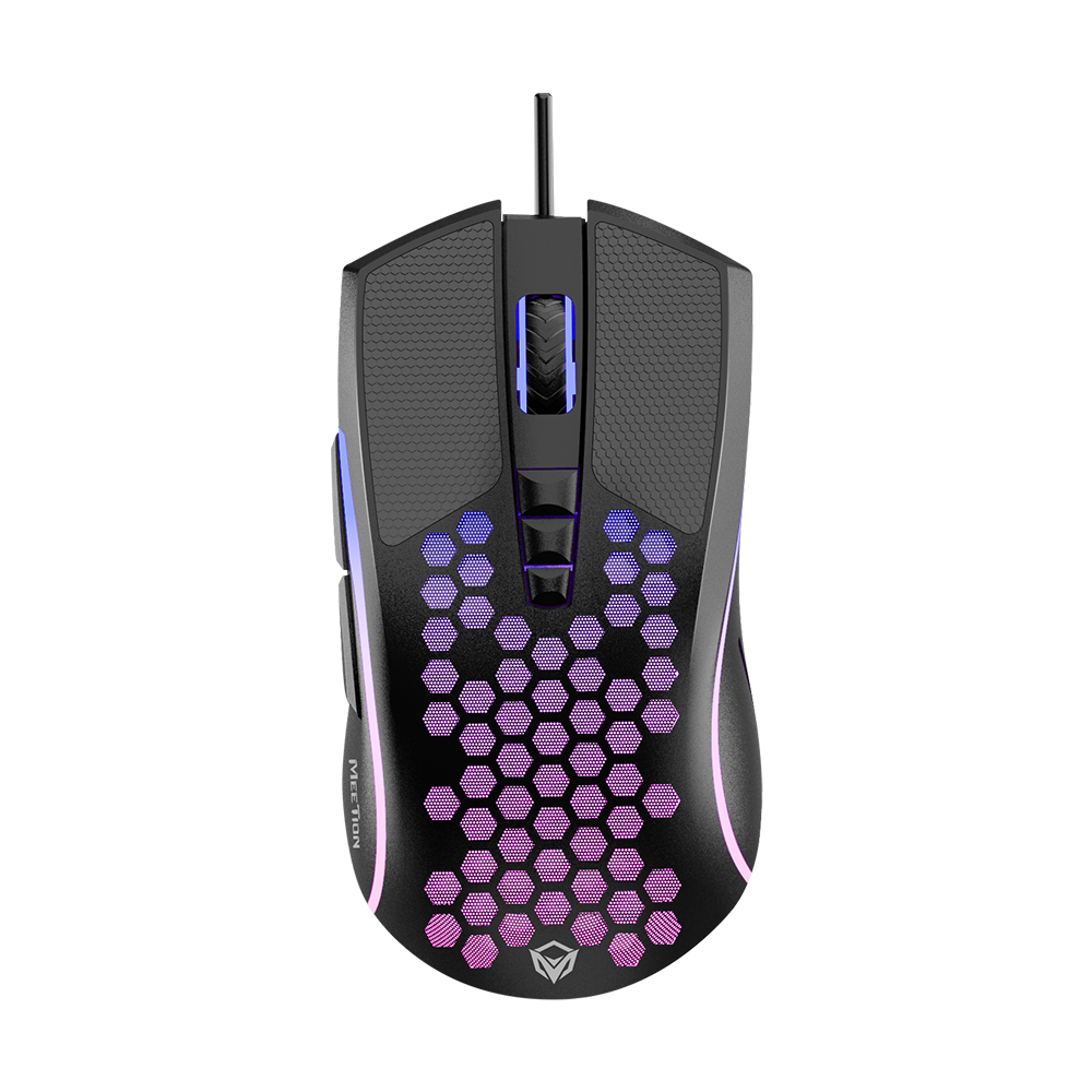 Meetion Mouse GM 015 Wired Lightweight RGB Gaming Mouse