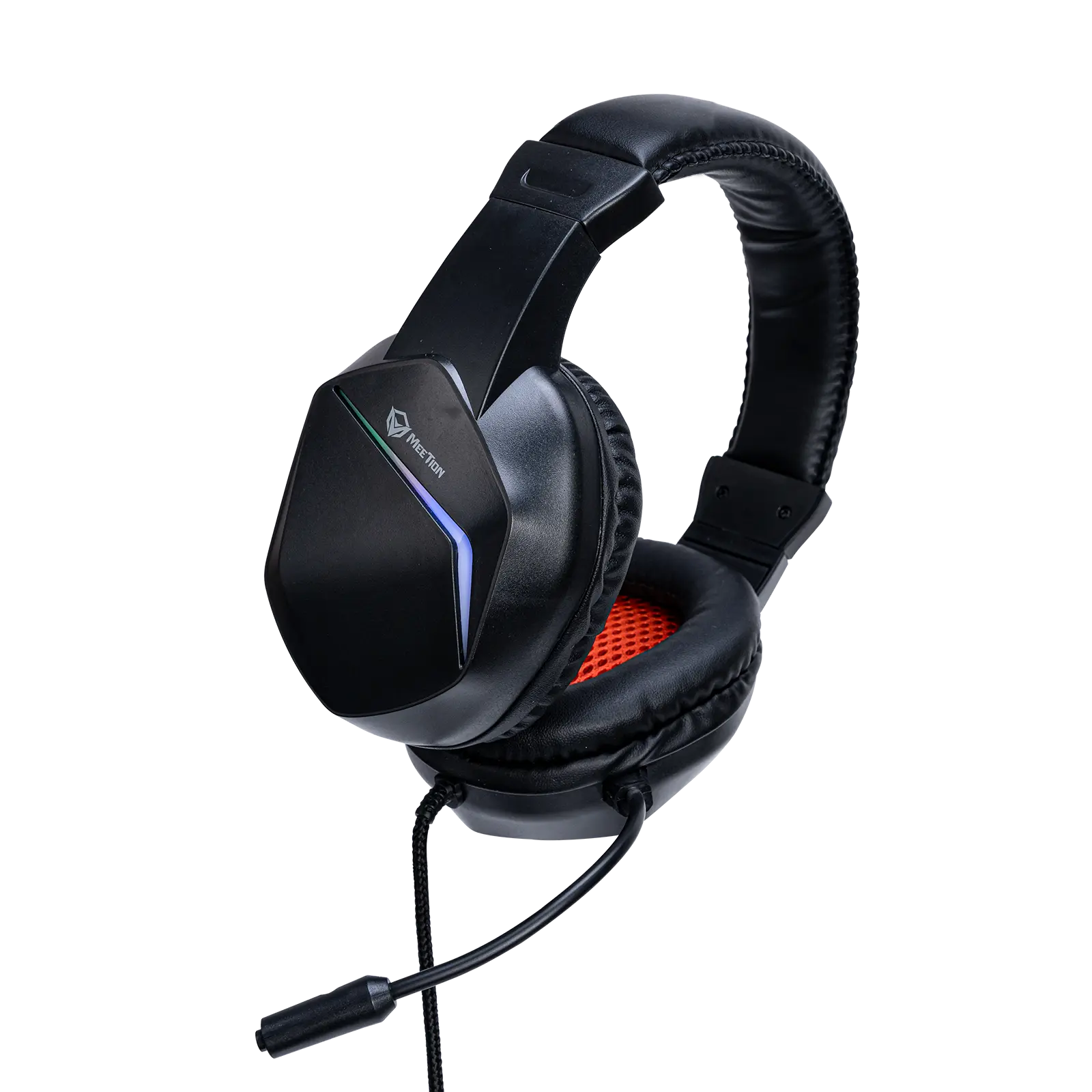 Meetion Headset HP 022 Noise Cancelling RGB Wired Gaming Headset
