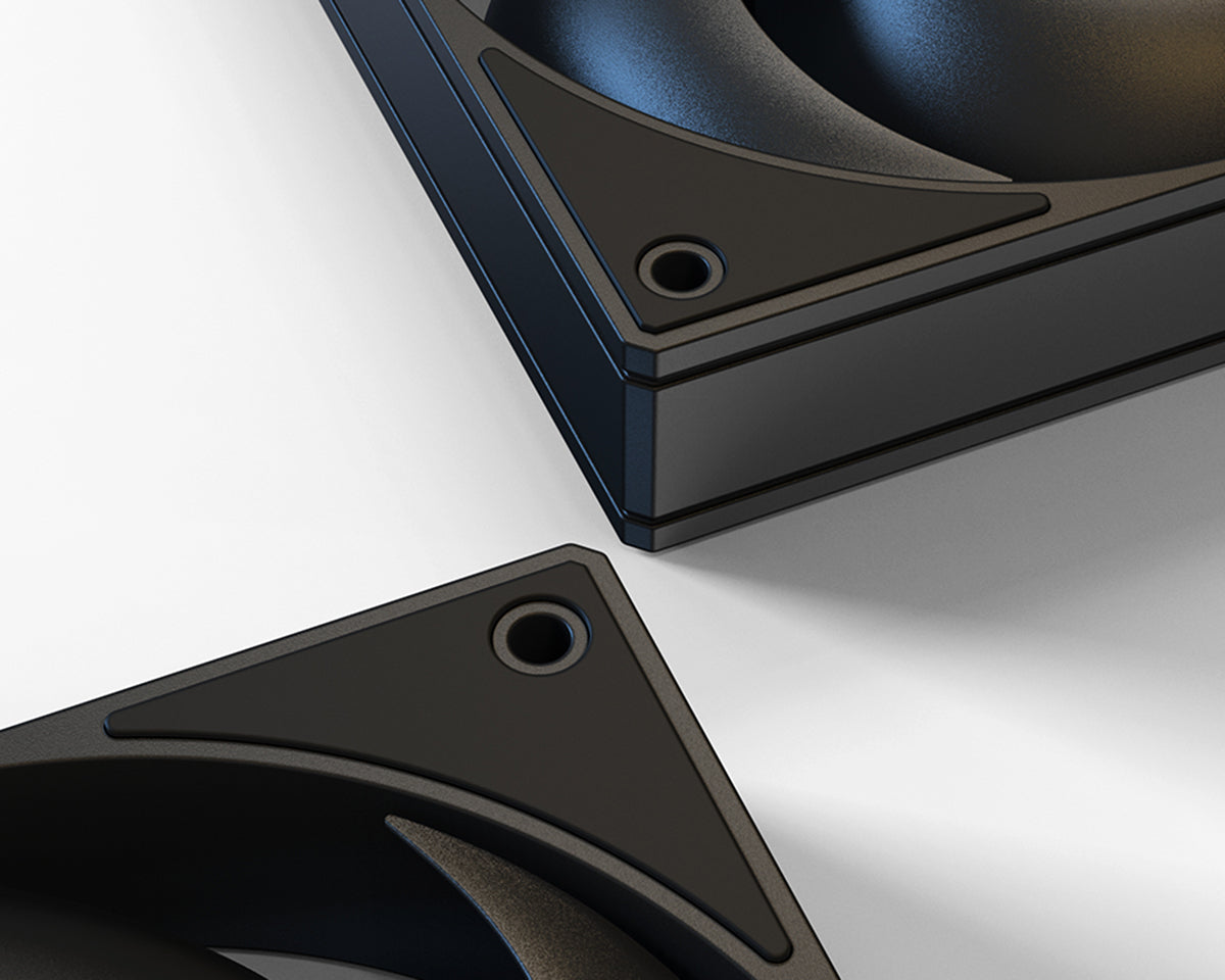 ID Cooling Cooling Fan AS-120-K Trio Case Fans 120mm