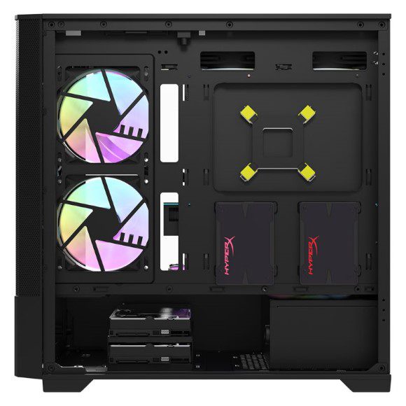 DarkFlash Casing DK415 M-ATX PC Gaming Case Black