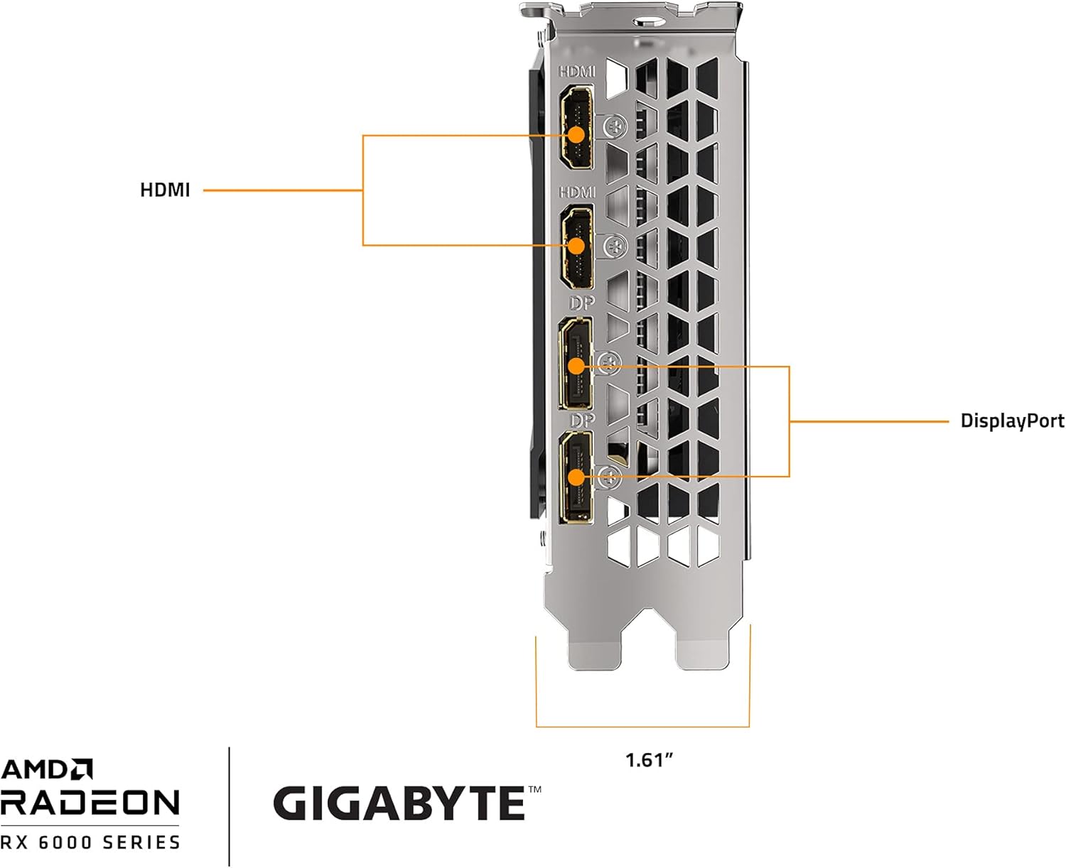 Gigabyte Graphic Card Radeon RX 6600 XT Eagle 8GB Used
