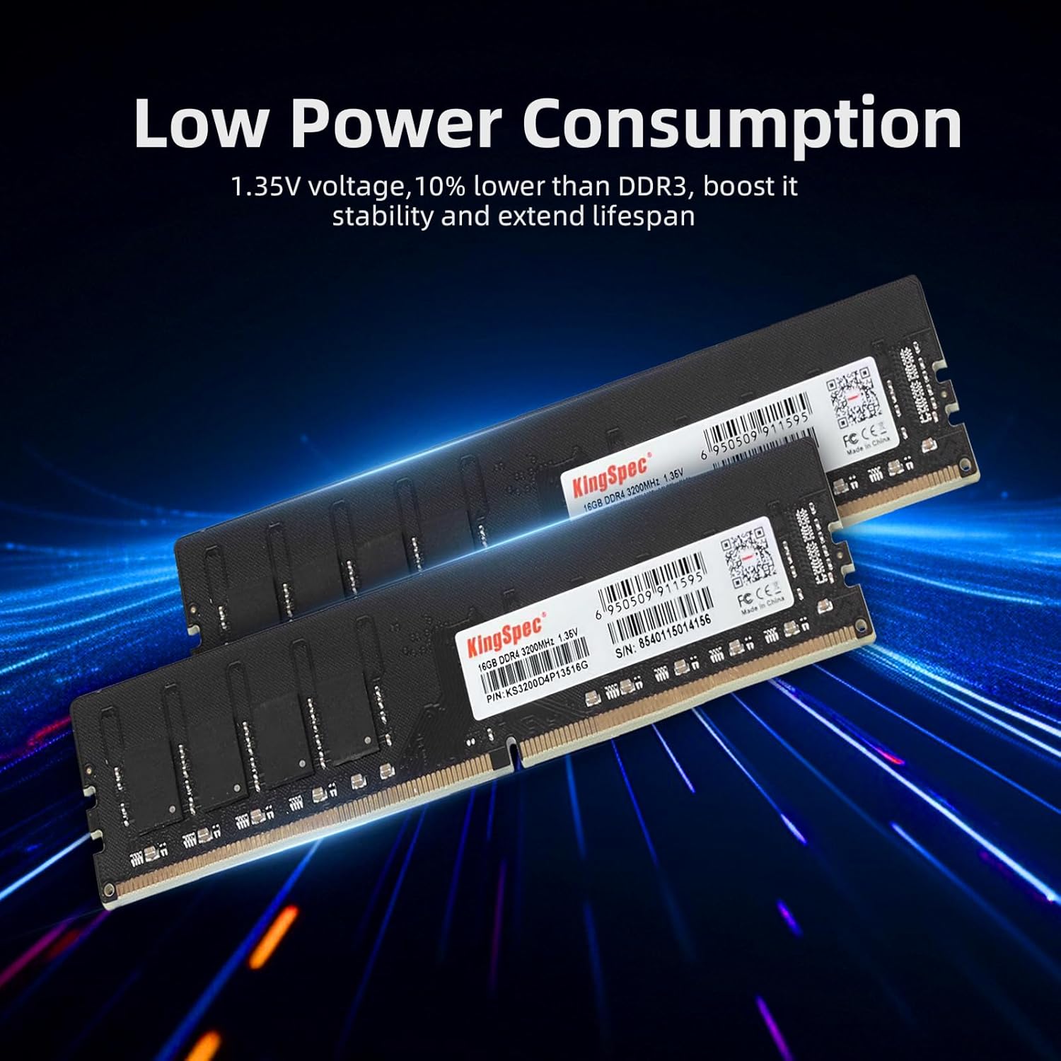 KingSpec RAM Desktop 16GB 3200Mhz ddr4