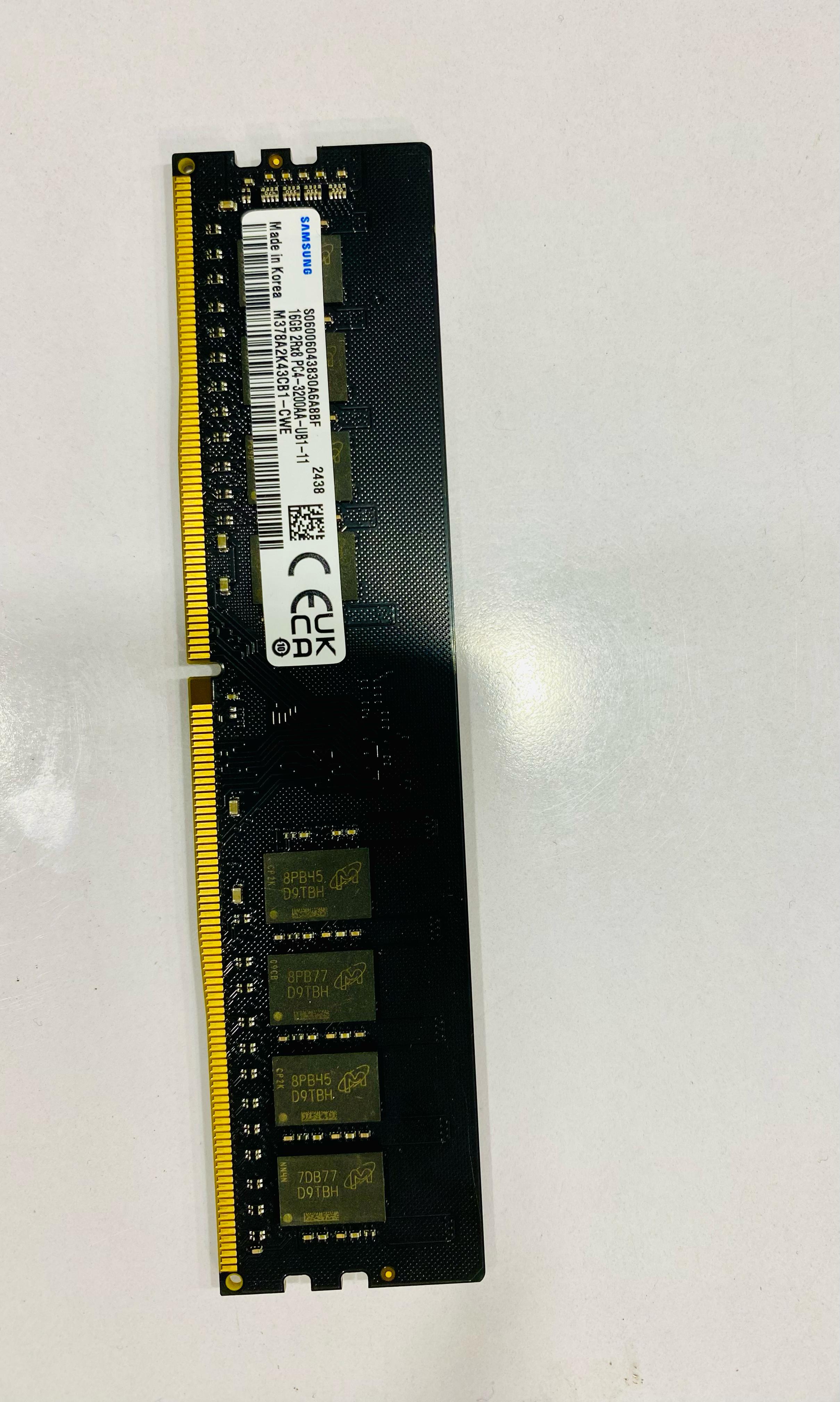 Samsung RAM Desktop 16GB 3200Mhz Price in Pakistan
