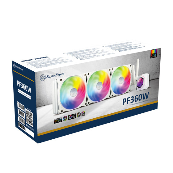 SilverStone Liquid Cooler PF360W ARGB V2 360mm White