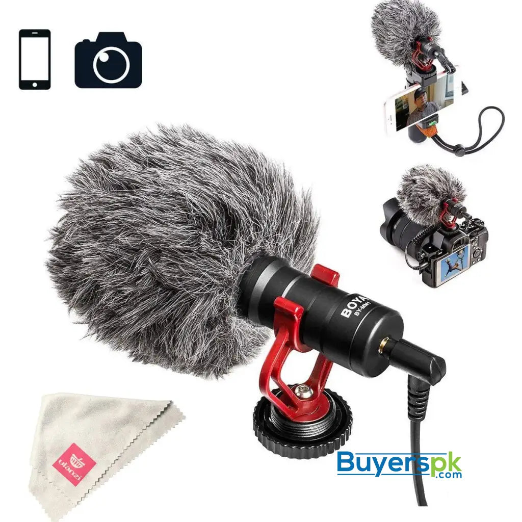 Boya ByMM1 Cardioid Condenser Microphone Price in Pakistan BuyersPK