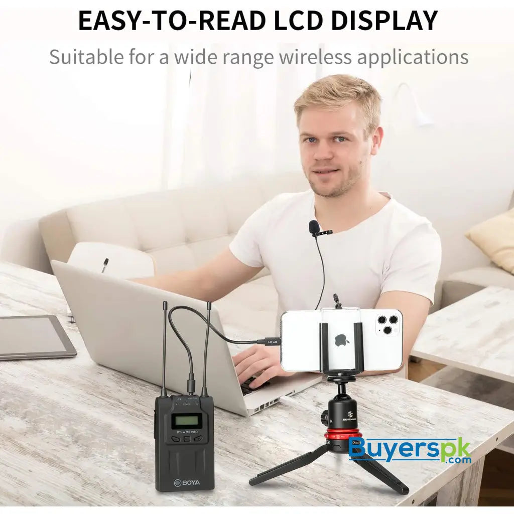 Boya Tx8 Pro Dual-channel Wireless Bodypack Transmitter Lavalier Microphone - Price in Pakistan