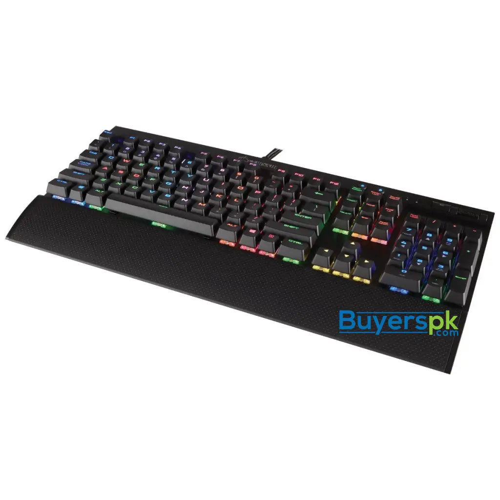 CORSAIR K70 LUX RGB Mechanical Gaming Keyboard - USB Passthrough & Media Controls - Linear & Quiet - Cherry MX Red - RGB LED Backlit -