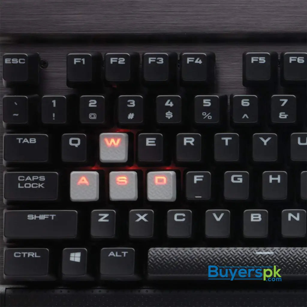 CORSAIR K70 RAPIDFIRE Mechanical Gaming Keyboard - Backlit Red LED - USB Passthrough & Media Controls - Fastest & Linear - Cherry MX Speed -