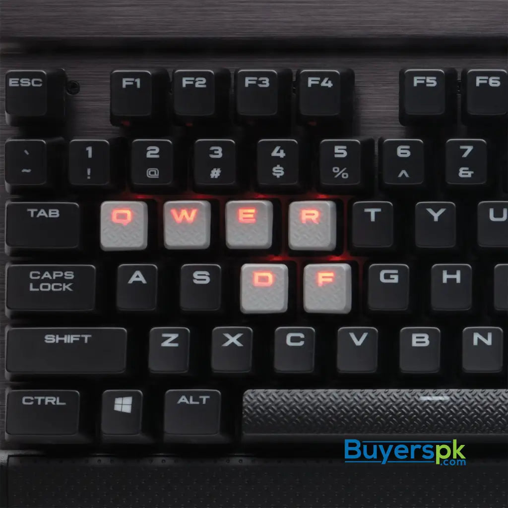 CORSAIR K70 RAPIDFIRE Mechanical Gaming Keyboard - Backlit Red LED - USB Passthrough & Media Controls - Fastest & Linear - Cherry MX Speed -