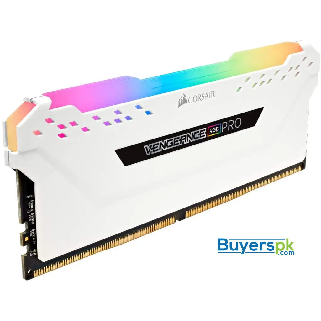 Corsair Vengeance Rgb Pro 32gb (2 X 16gb) Ddr4 Dram 3200mhz C16 Memory Kit — White - RAM Price in Pakistan