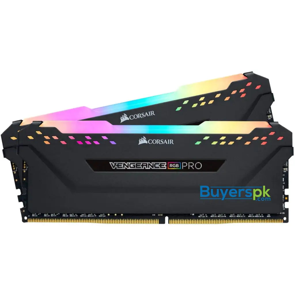 Corsair Vengeance Rgb Pro 32gb (2x16gb) Ddr4 3200mhz C16 Desktop Memory - Black - RAM Price in Pakistan