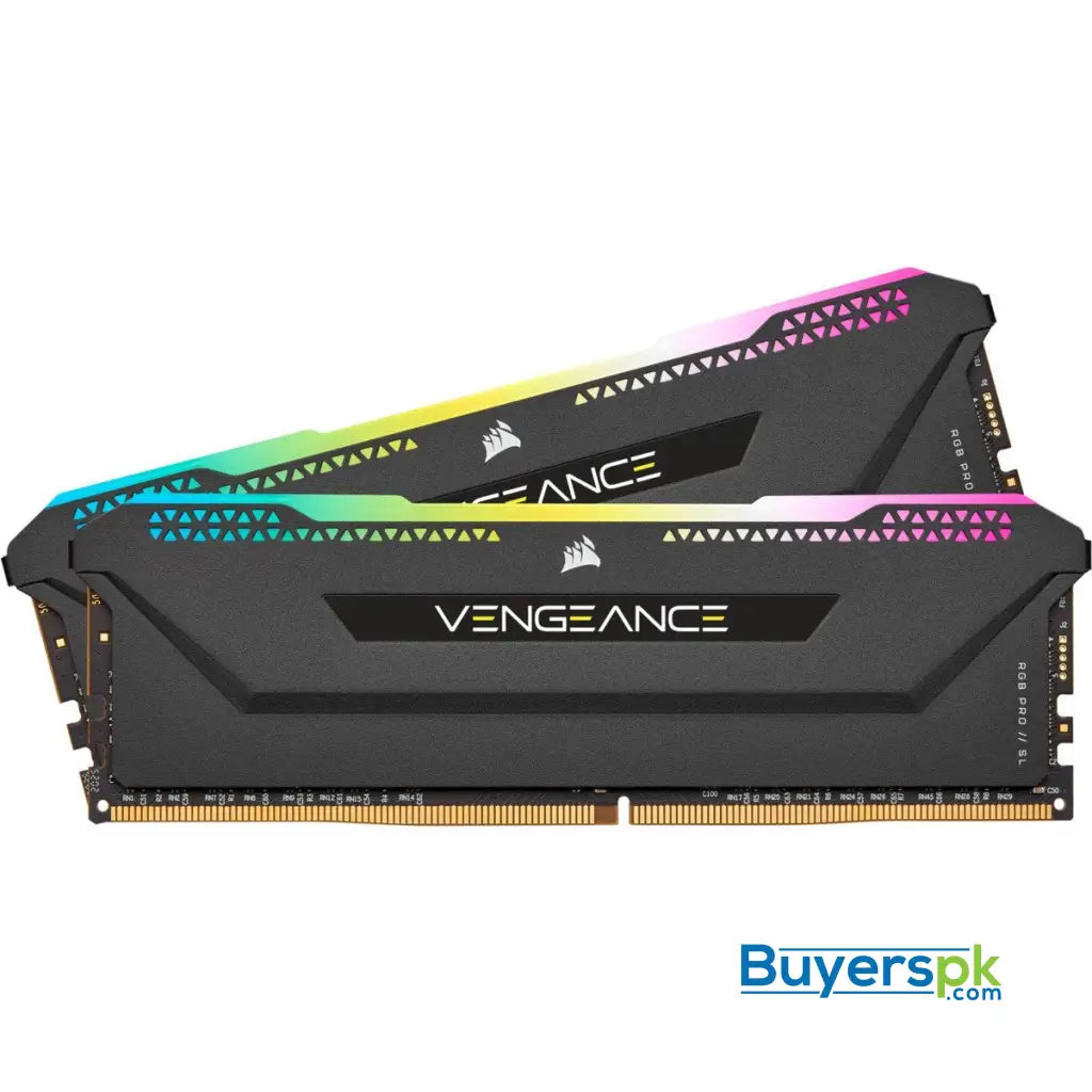 Corsair Vengeance Rgb Pro Sl 16gb (2x8gb) Ddr4 Dram 3600mhz C18 Memory Kit – Black - RAM Price in Pakistan