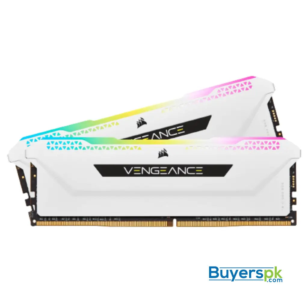 Corsair Vengeance Rgb Pro Sl 32gb (2x16gb) Ddr4 Dram 3200mhz C16 Memory Kit – White RAM Price in