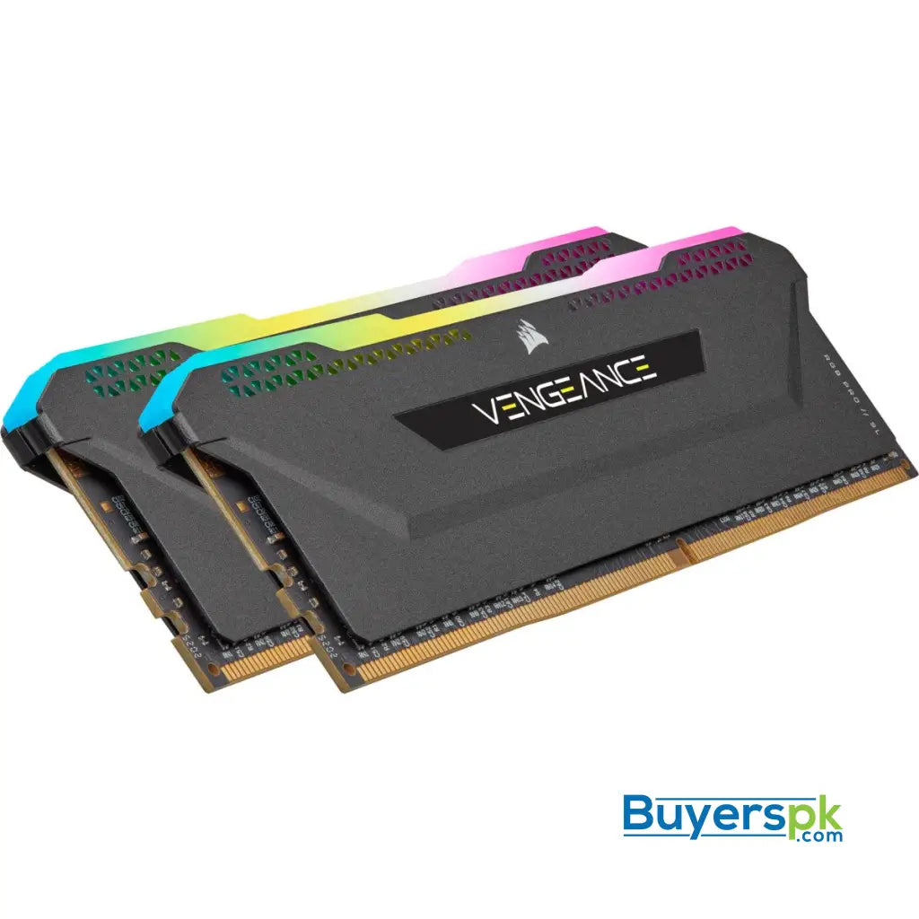Corsair Vengeance Rgb Pro Sl 32gb (2x16gb) Ddr4 Dram 3600mhz C18 Memory Kit – Black - RAM Price in Pakistan