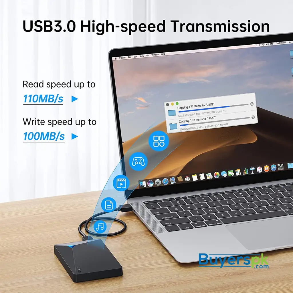 Eaget 500gb Portable External Hard Drive - HDD Price in Pakistan