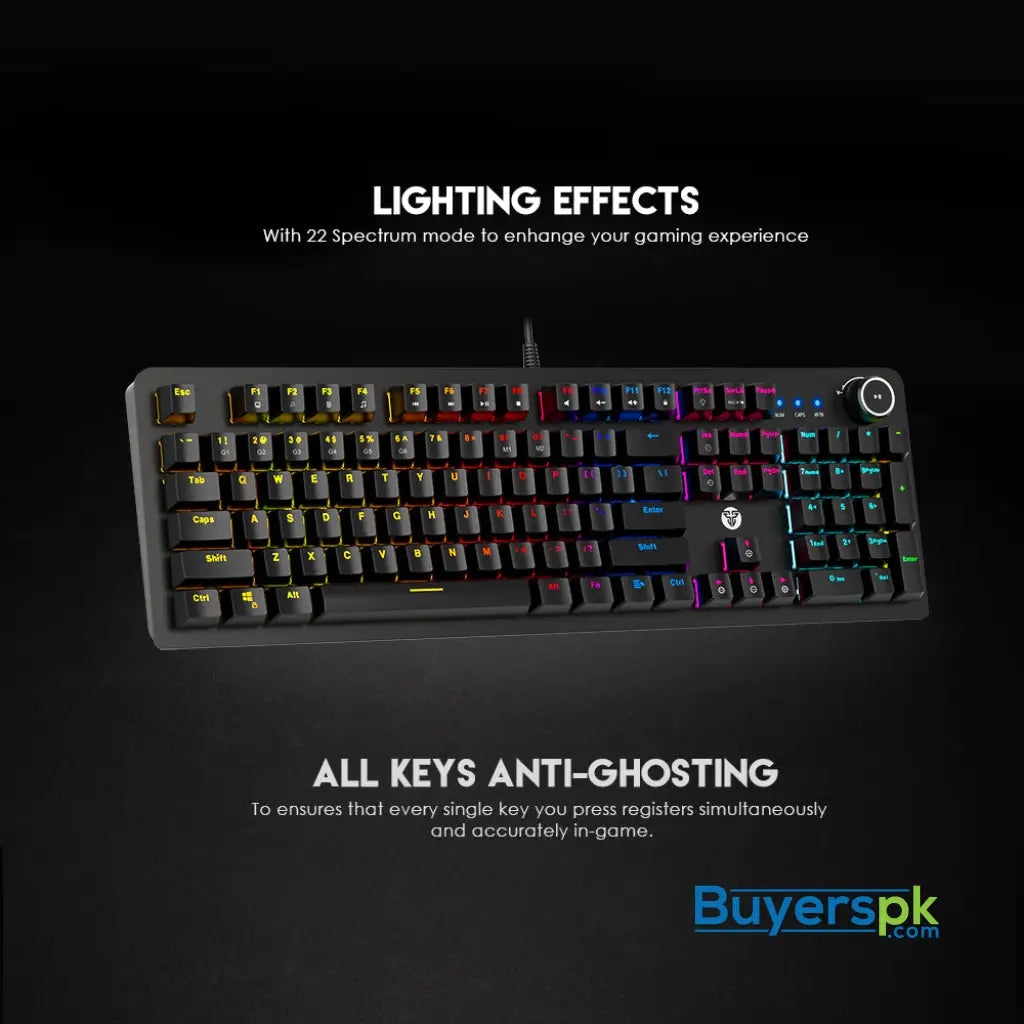 Fantech Maxpower Mk853 Rgb Mechanical Keyboard Black - Price in Pakistan