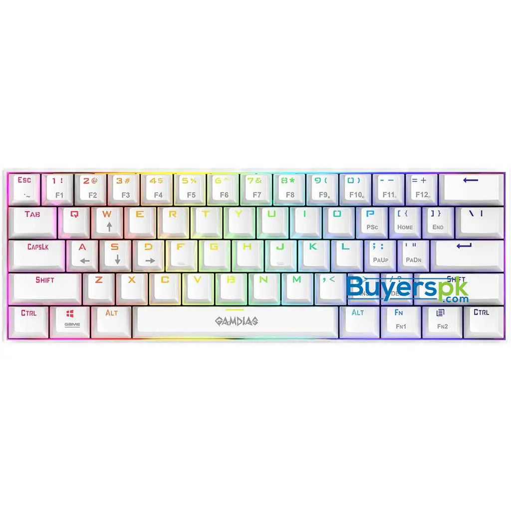 Gamdias Hermes E3 Rgb Mechanical Gaming Keyboard White - Price in Pakistan