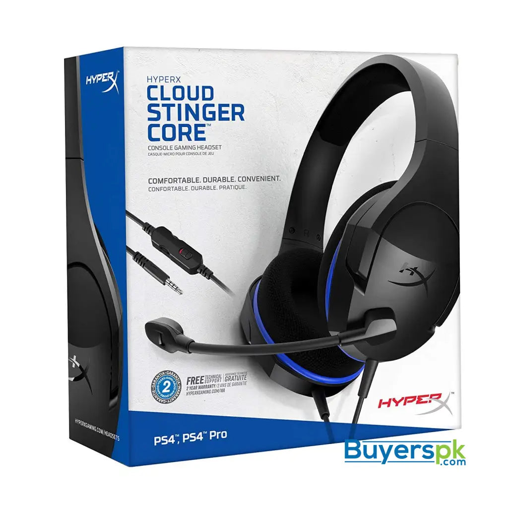 HyperX Cloud Stinger Core - Gaming Headset for PS4 Playstation 4 Nintendo Switch Xbox One headset Over-ear wired headset with Mic passive