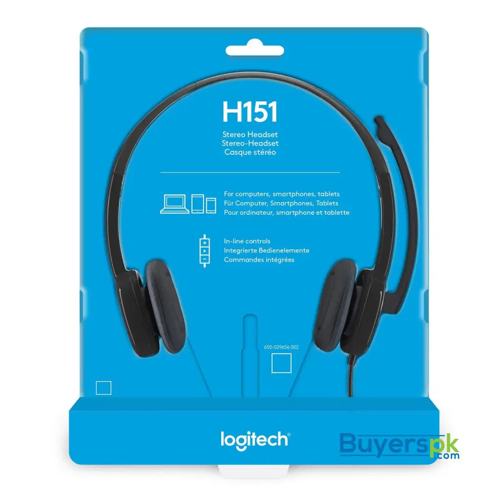 Logitech H151 Stereo Headset with Noise-cancelling Microphone - Price in Pakistan