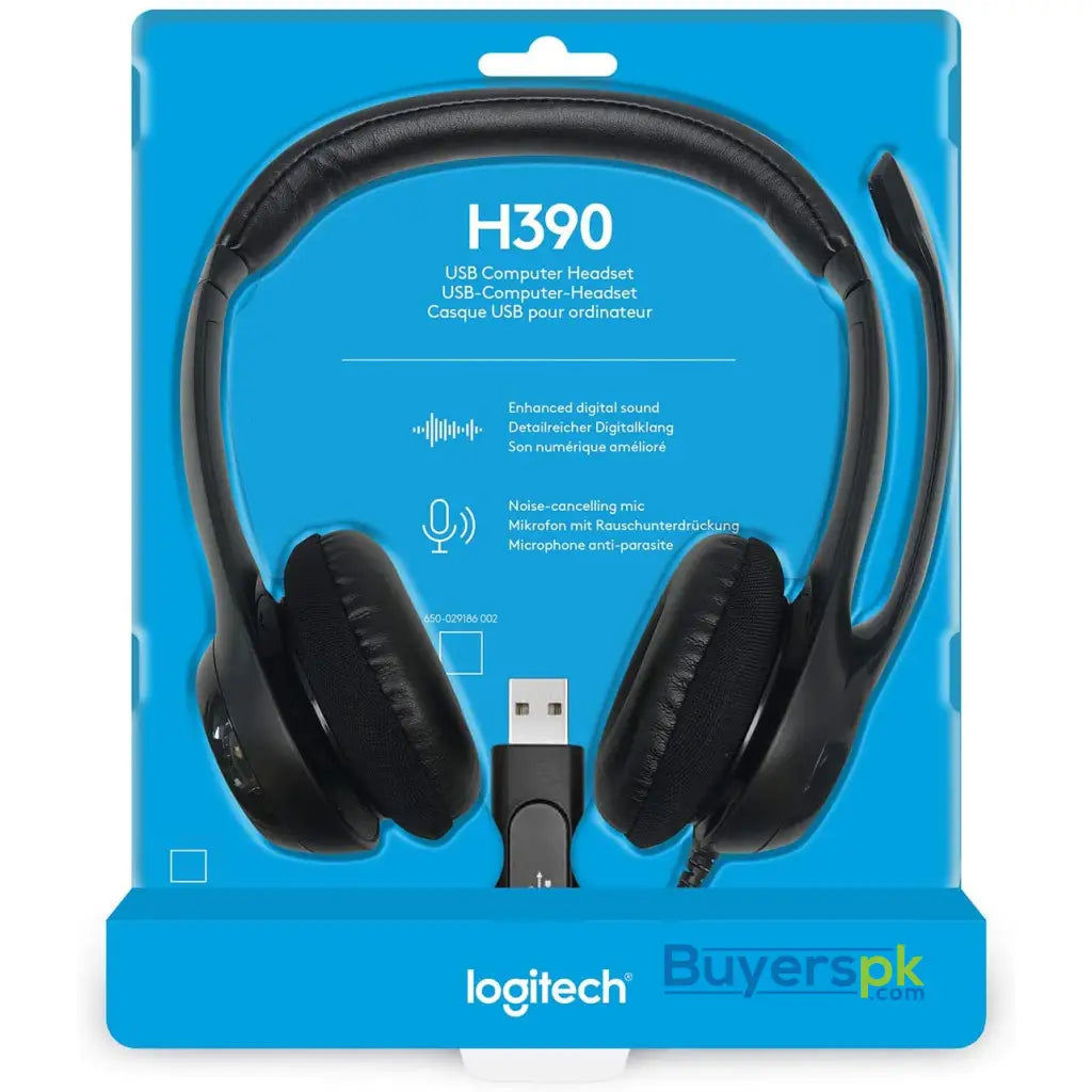 Logitech H390 Clearchat Comfort Usb Headphone - Headset Price in Pakistan