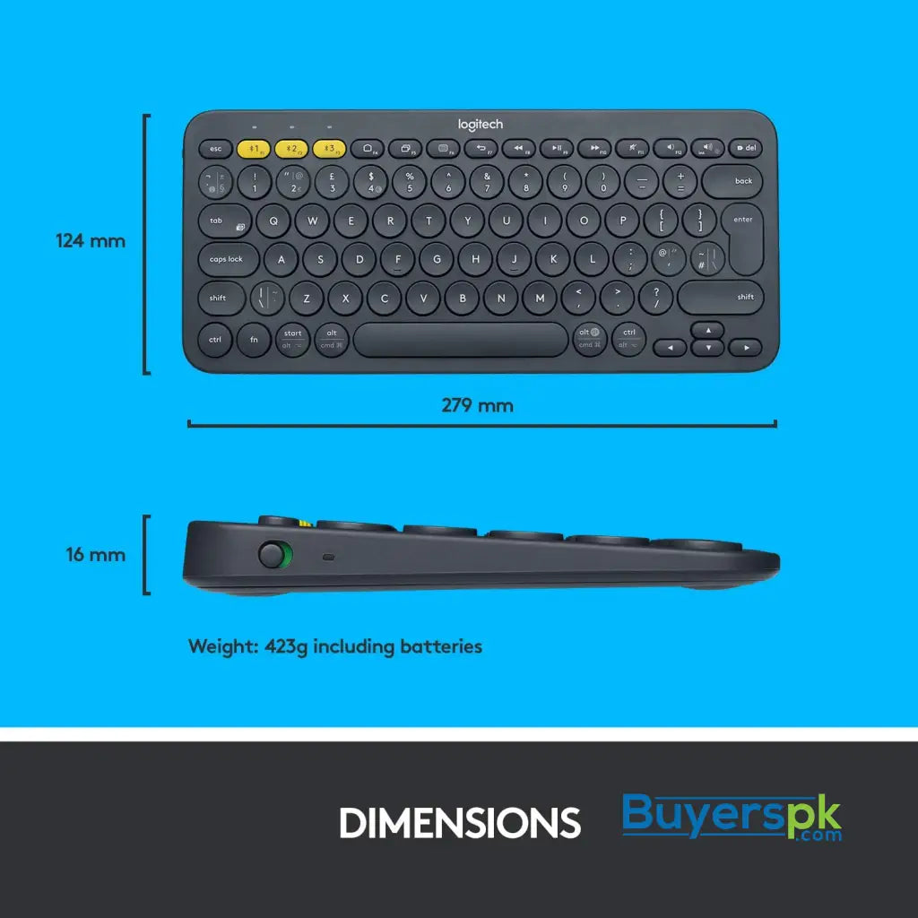 Logitech K380 Multi-device Bluetooth Keyboard - Price in Pakistan