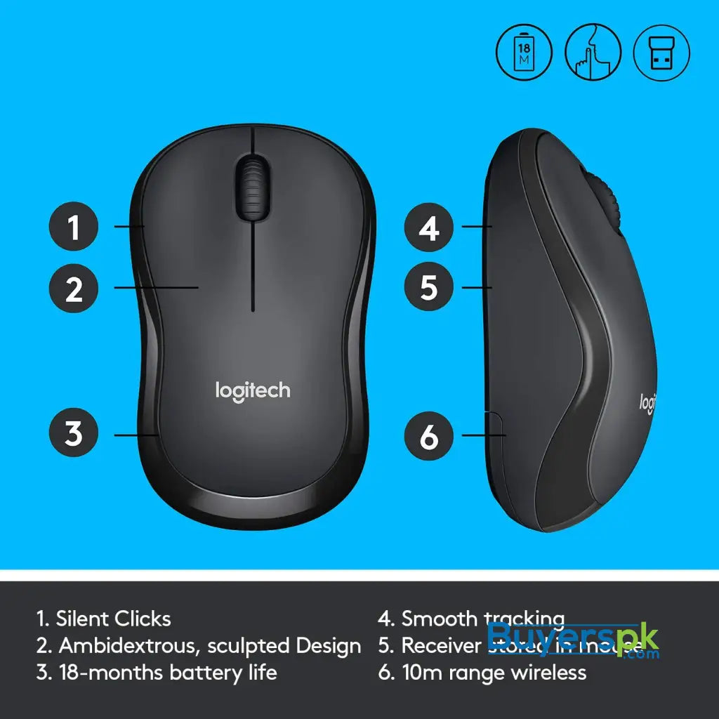 Logitech M221 Silent Wireless Mouse - Price in Pakistan