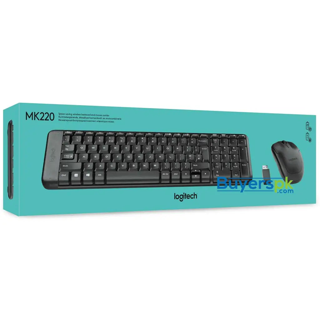 Logitech Mk220 Wireless Combo Compact Keyboard and Mouse Set - Price in Pakistan