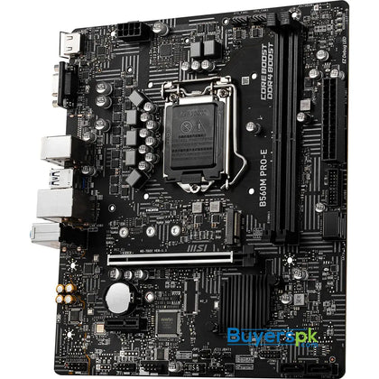 Msi B560m Pro-e Proseries Motherboard (matx 11th/10th Gen Intel Core Lga 1200 Socket Ddr4 Pcie - Price in Pakistan