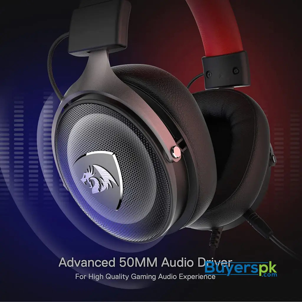Redragon H520 Icon Wired Gaming Headset 7.1 Surround Sound - Memory Foam Earpads - 50mm Drivers - Price in Pakistan