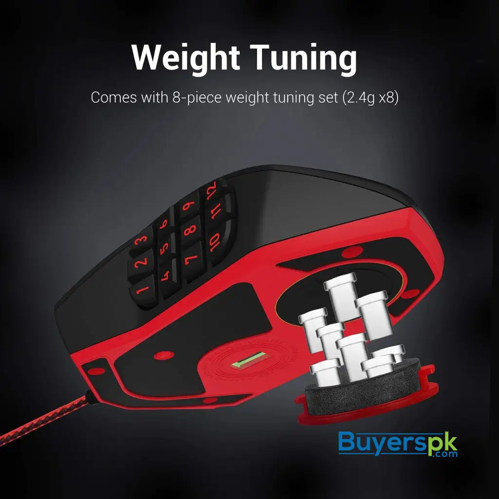 Redragon M901 Perdition Wired Gaming Mouse - Mouse