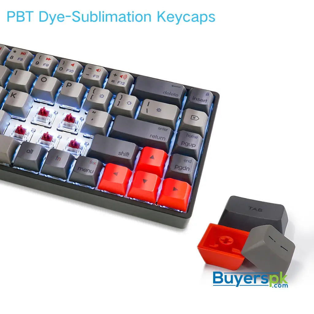 Sk68s Deep Gray (pbt Keycaps) Switches: Red - gaming keyboard Price in Pakistan