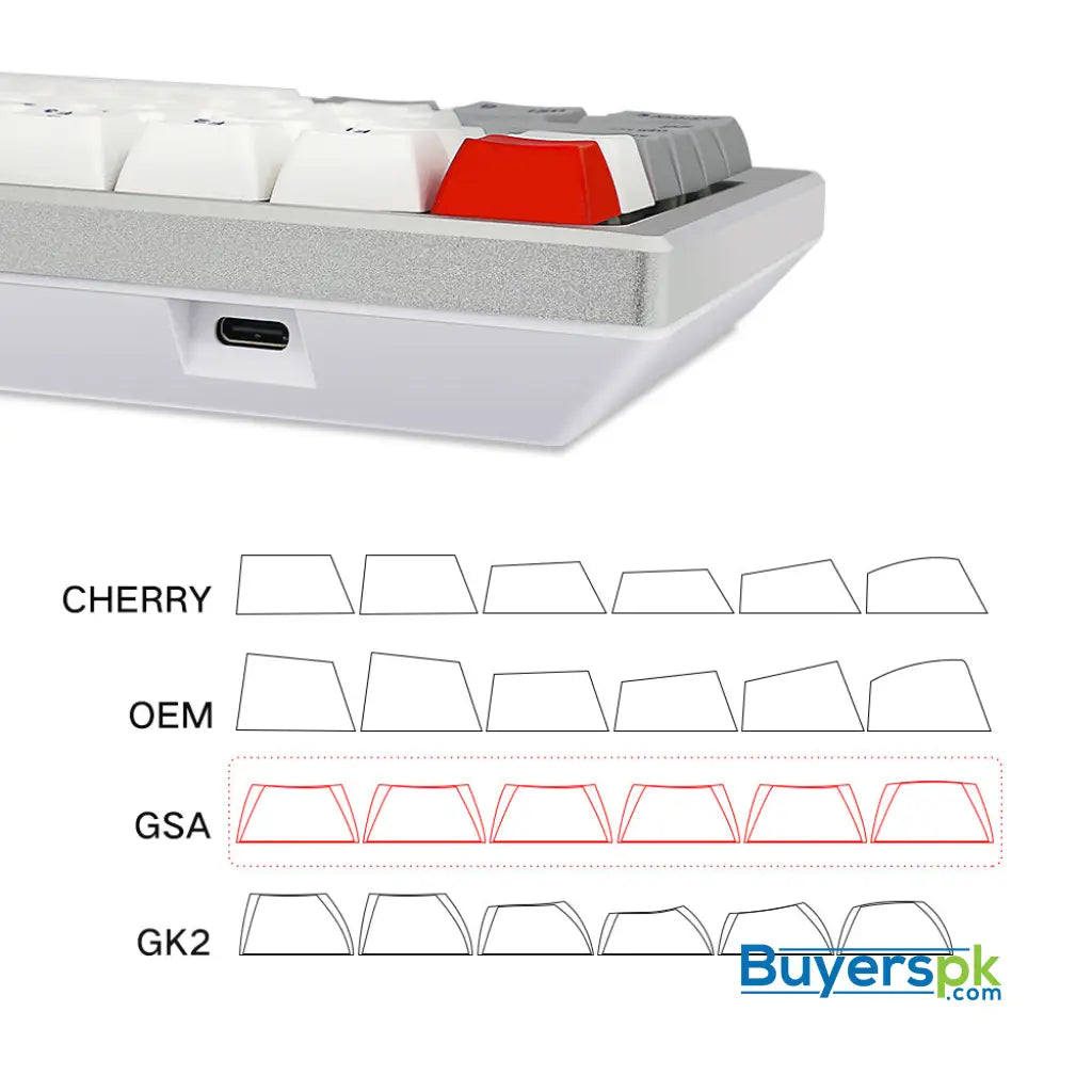 Sk84s Retro (pbt Keycaps) Switches: Yellow - gaming keyboard Price in Pakistan