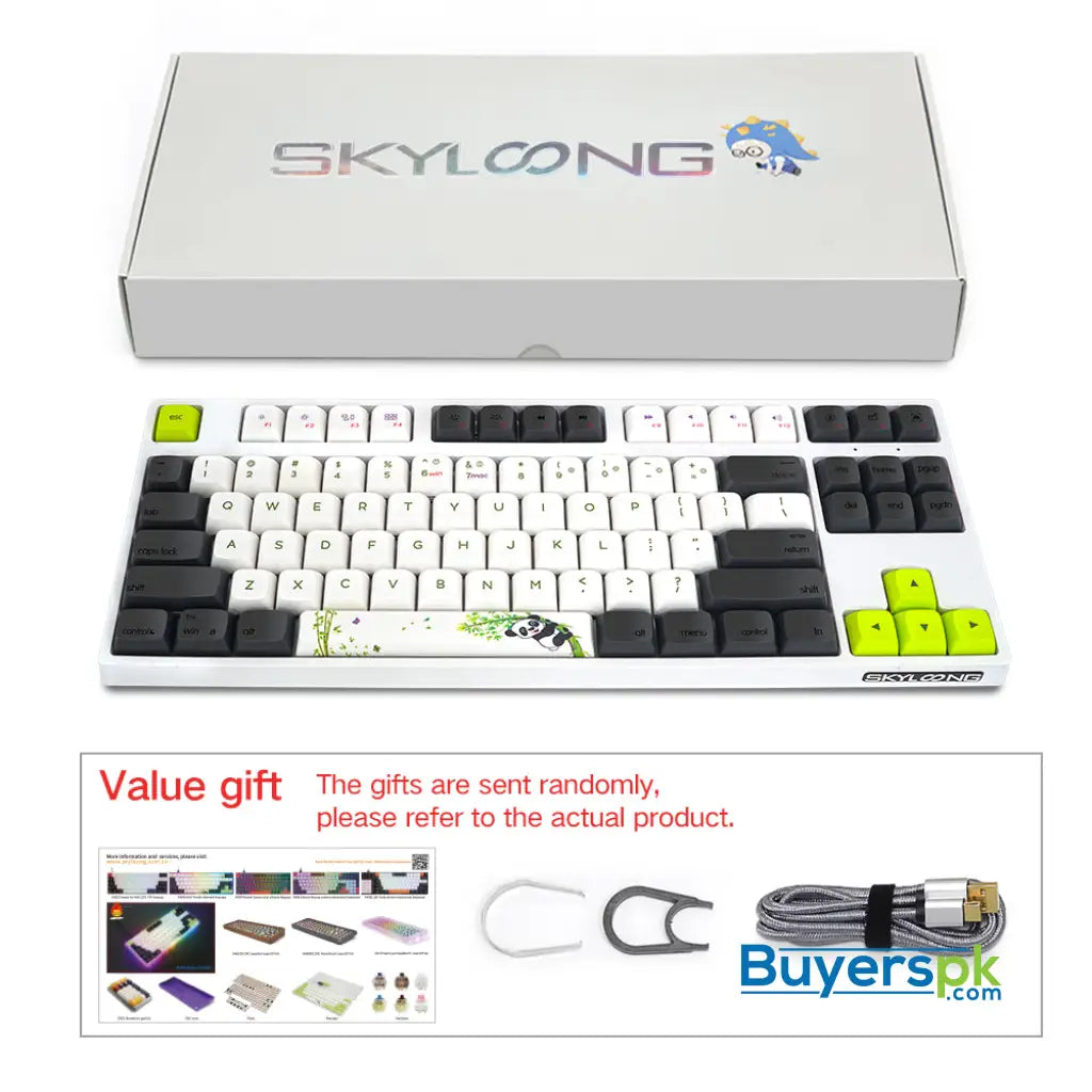 Sk87s Panda (gk1 Keycaps) Switches: Brown - gaming keyboard Price in Pakistan