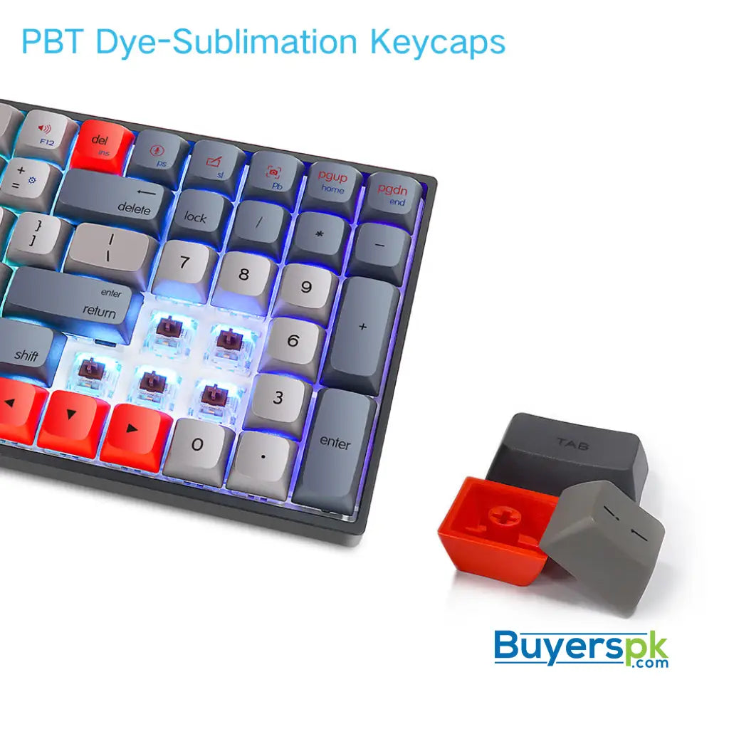 Sk96s Deep Grey (pbt Keycaps) Switches: Red - gaming keyboard Price in Pakistan