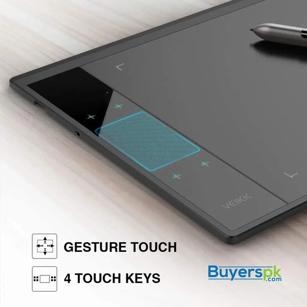Veikk A30 Graphic Pen Tablet with Gesture Touch Pad - Price in Pakistan
