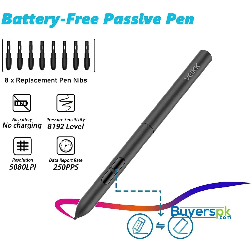 VEIKK S640 Digital Graphics Drawing Tablet Price in Pakistan BuyersPK