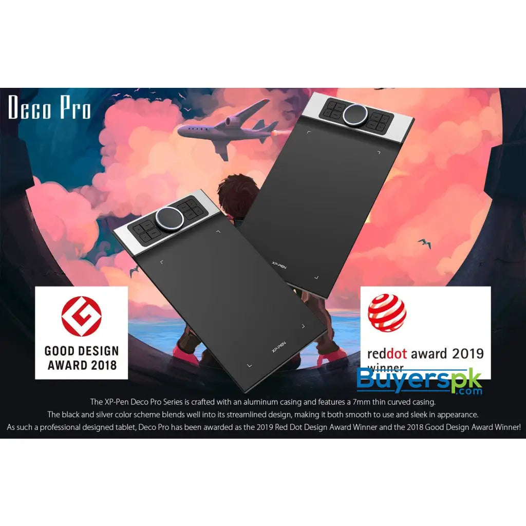 XpPen Deco Pro Small Graphics Drawing Tablet Ultrathin Digital Pen